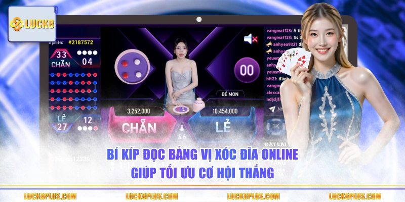 Bí kíp đọc bảng vị Xóc Đĩa online giúp tối ưu cơ hội thắng